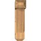 Ekena Millwork Traditional Craftsman Smooth Bracket w/ Offset Brace, Western Red Cedar, 7 1/2"W x 26"D x 30"H BKT0806X26X30TRA04SWR - alternate 4